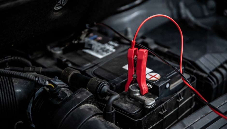 bateria de coche descargada