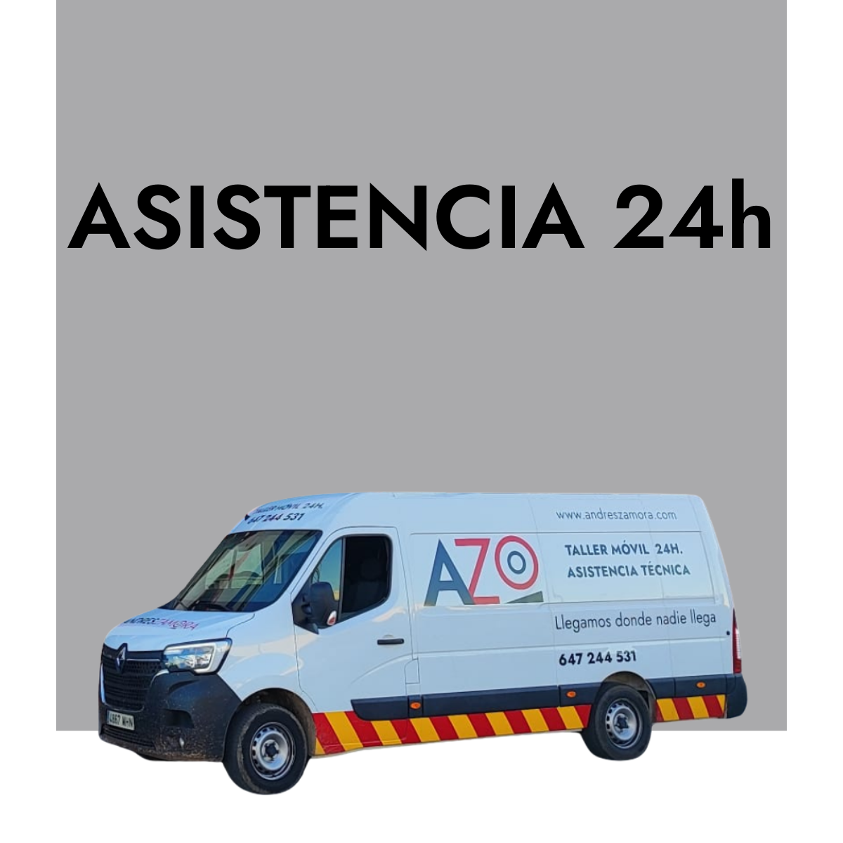 Asistencia en carretera 24 horas para camiones, turismos y flotas